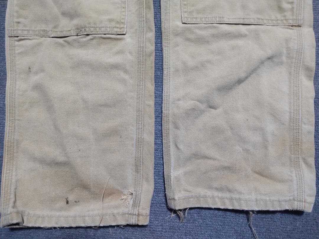 W31×Ⅼ34 Carhartt ダブルニー ベージュ
