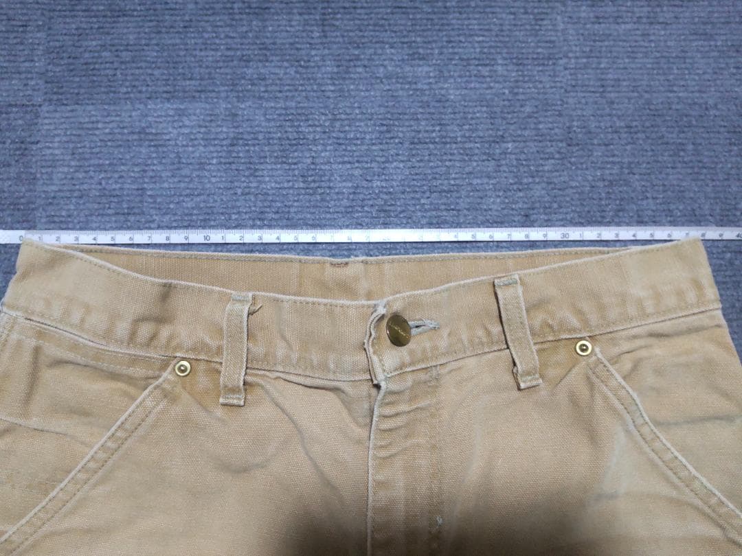 W31×Ⅼ34 Carhartt ダブルニー ベージュ