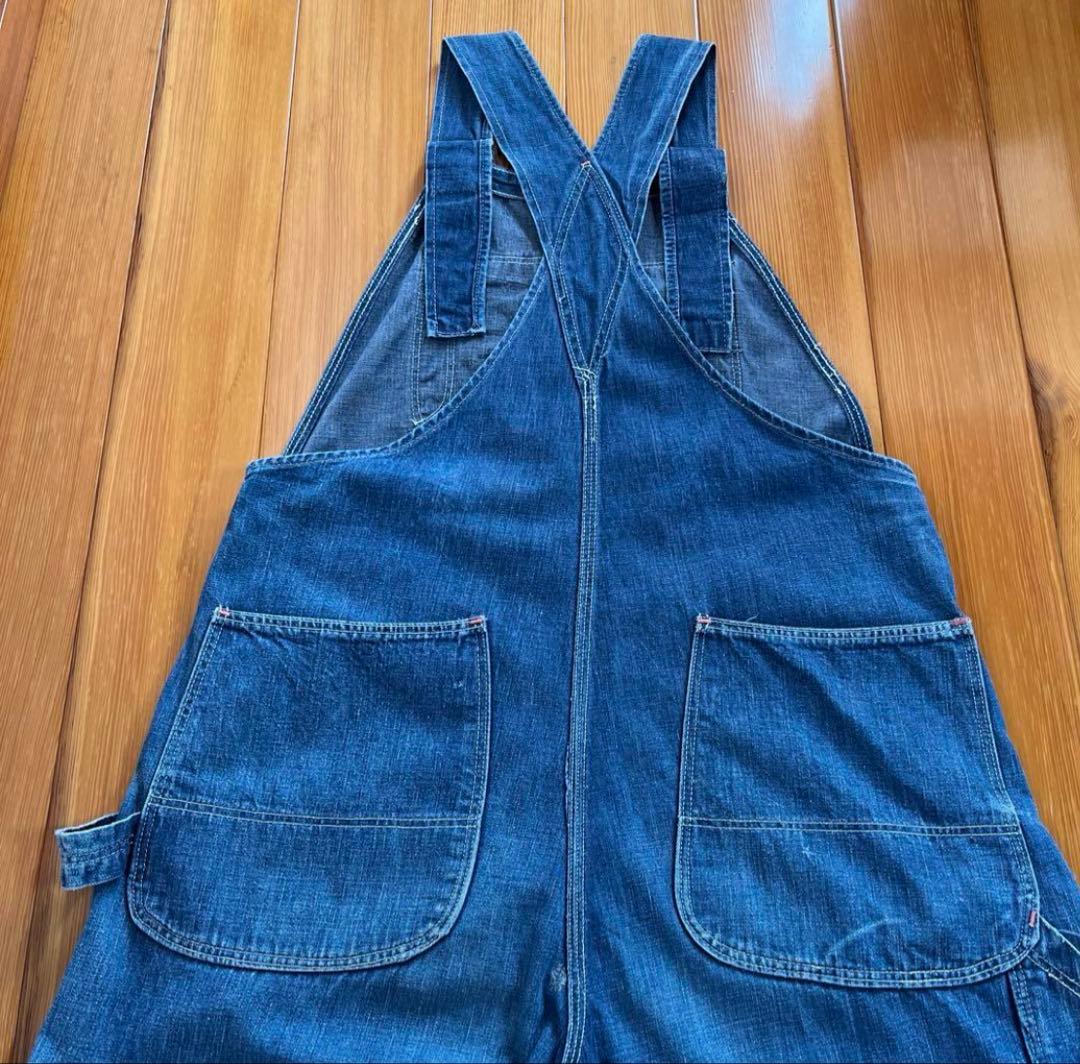 40s〜デニム オーバーオール DRUM MAJOR オリジナル　50s 60s