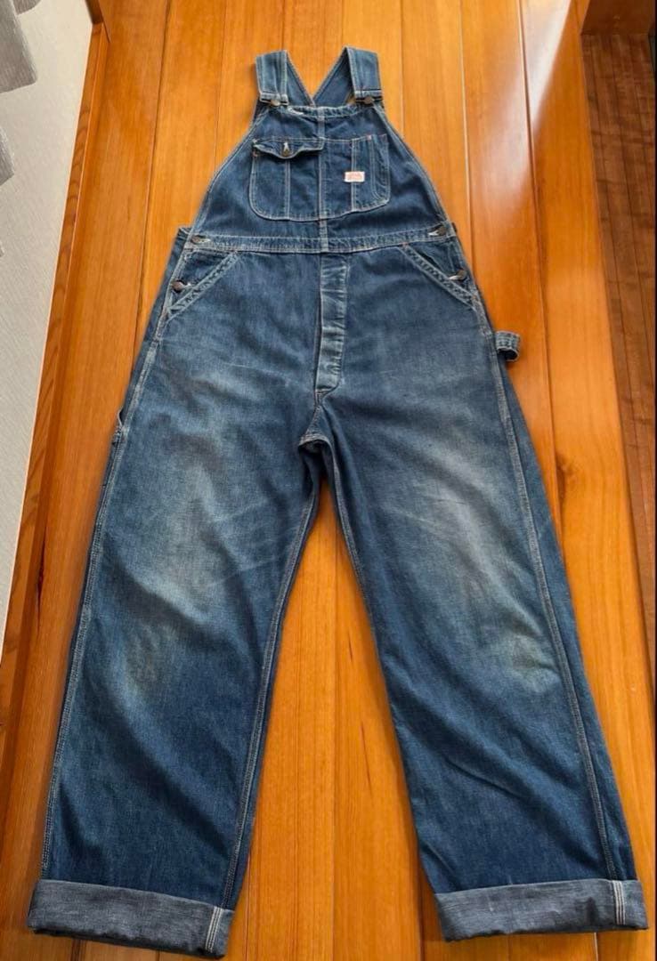 40s〜デニム オーバーオール DRUM MAJOR オリジナル　50s 60s