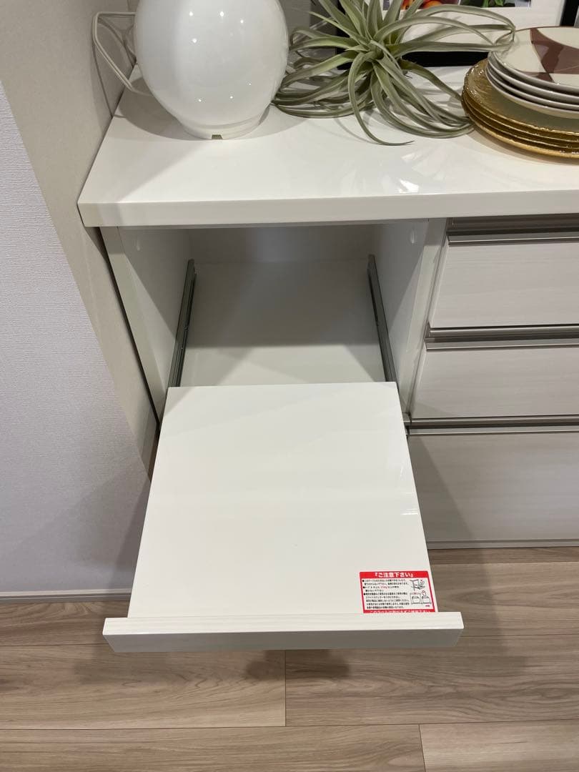 【未使用】ホワイトキッチンカウンター