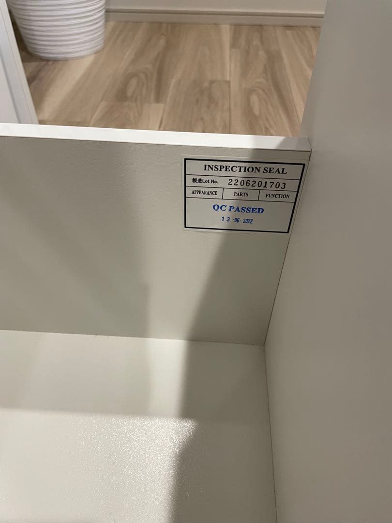 【未使用】ホワイトキッチンカウンター