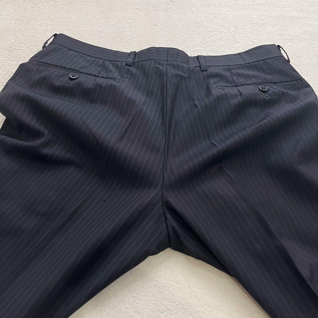 ミツミネ　ロロピアーナ　セットアップ　スーツ 背抜き ネイビー