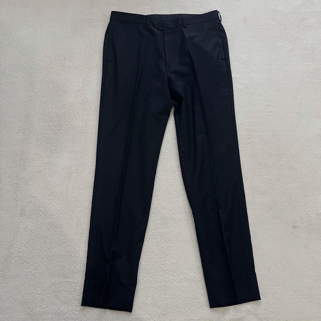 ミツミネ　ロロピアーナ　セットアップ　スーツ 背抜き ネイビー