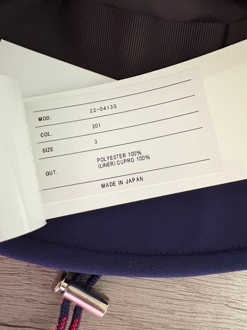 新品未使用　sacai バケットハット 22-0413S size3 サカイ