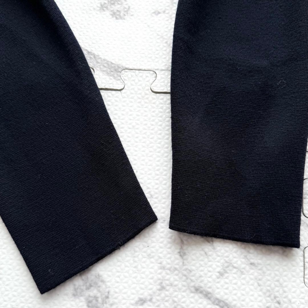 美品✨ジョルジオアルマーニ ニット ダブル テーラードジャケット ネイビー 46
