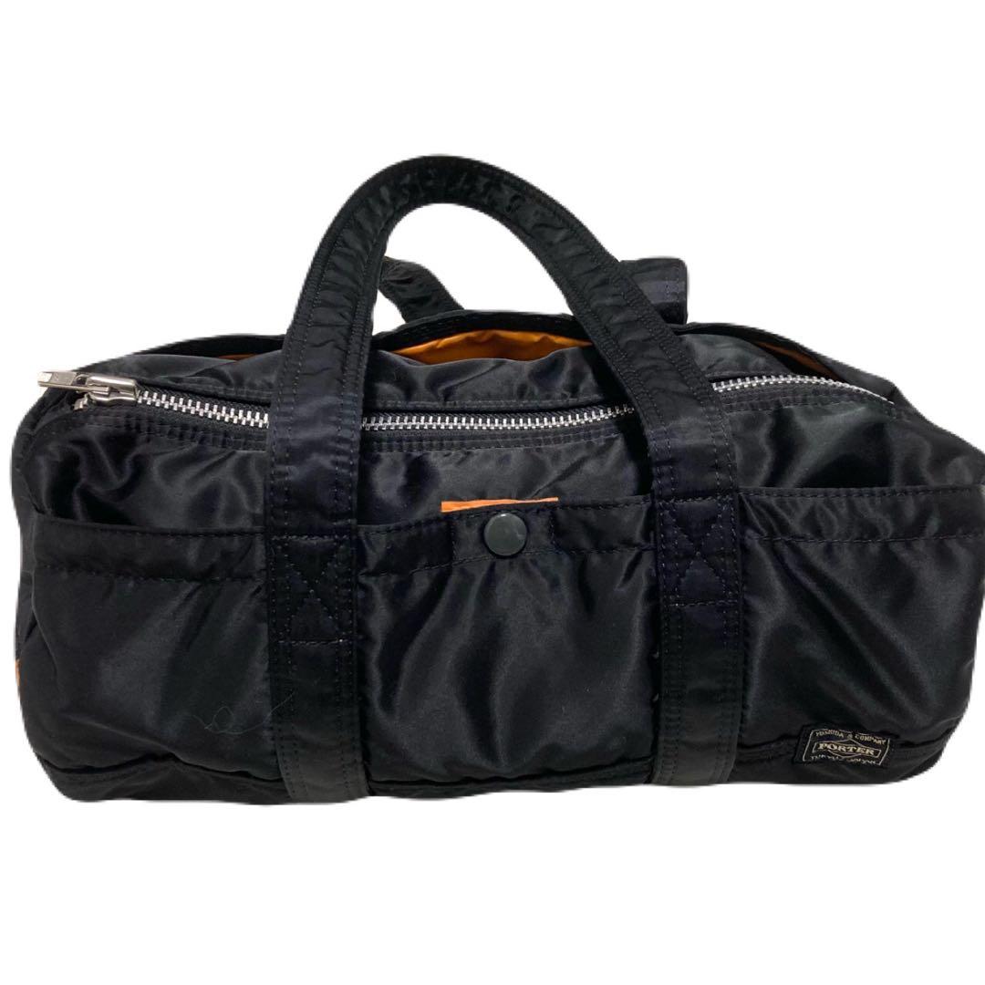 美本 PORTER ポーター タンカー TANKER ミニボストンバッグ 黒