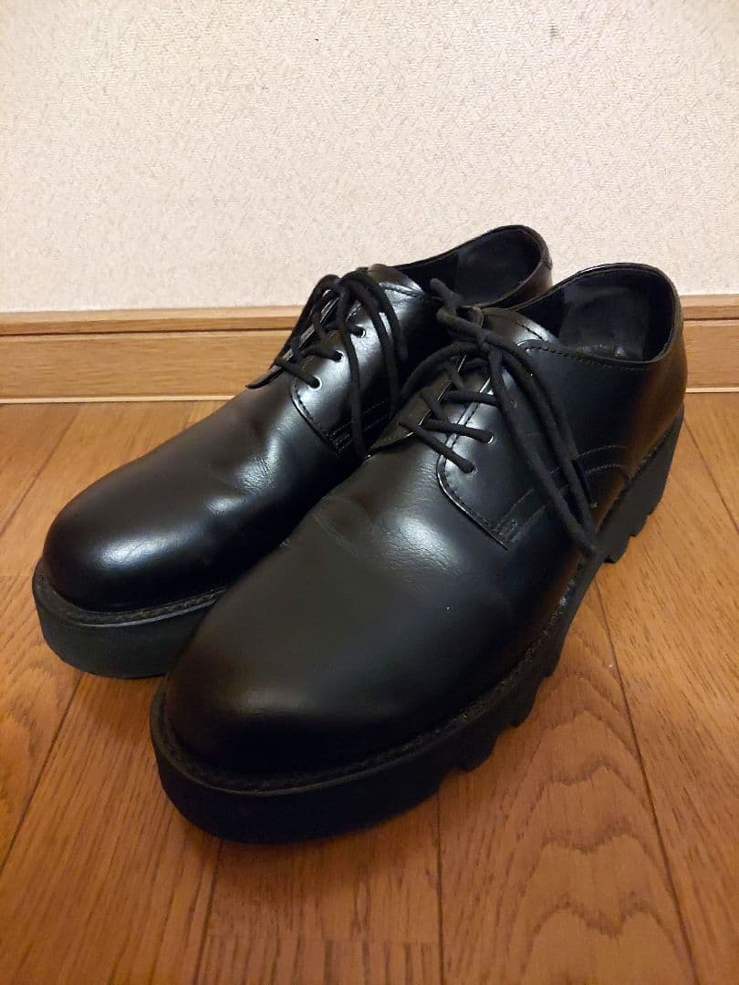 【ラッドミュージシャン】ダービーシューズ 厚底 ラバーソール ドレスシューズ
