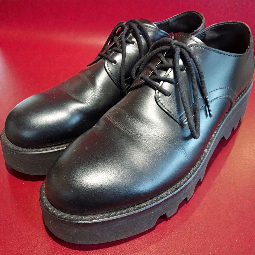 【ラッドミュージシャン】ダービーシューズ 厚底 ラバーソール ドレスシューズ