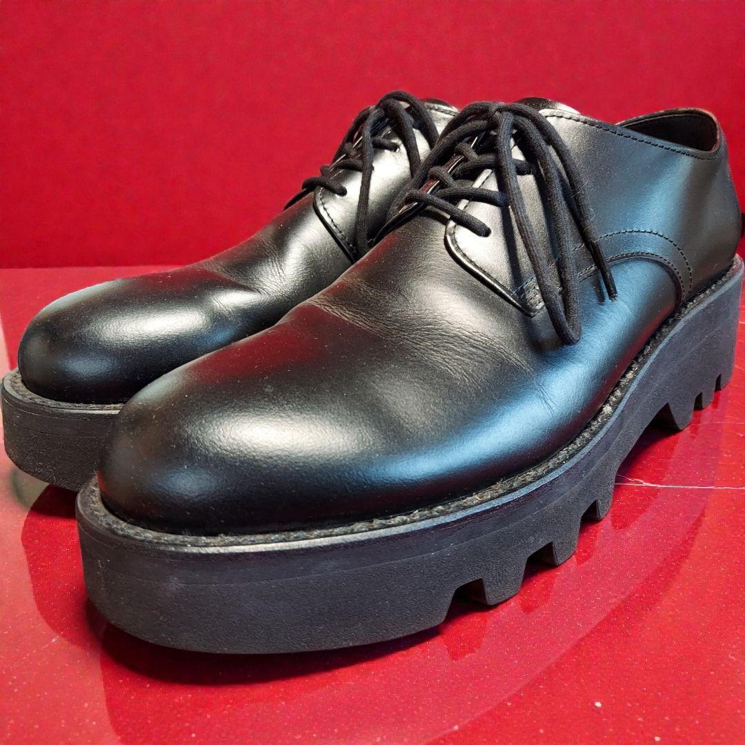 【ラッドミュージシャン】ダービーシューズ 厚底 ラバーソール ドレスシューズ