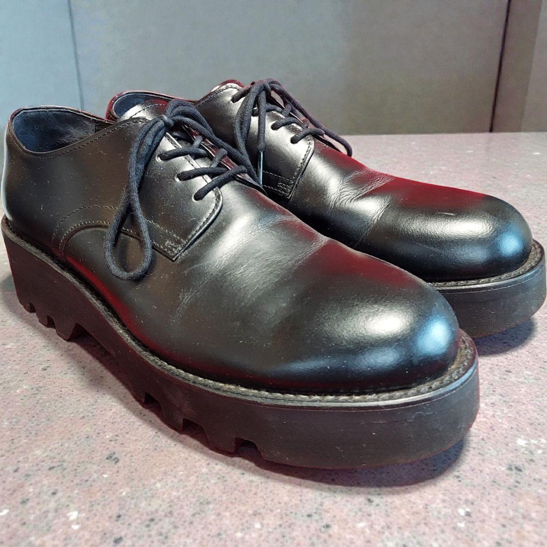 【ラッドミュージシャン】ダービーシューズ 厚底 ラバーソール ドレスシューズ