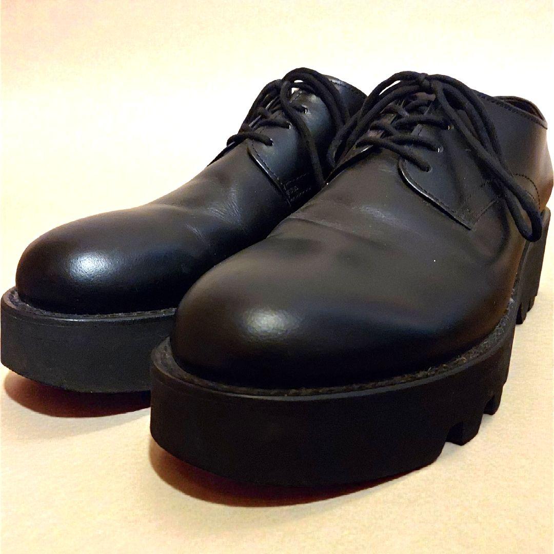 【ラッドミュージシャン】ダービーシューズ 厚底 ラバーソール ドレスシューズ