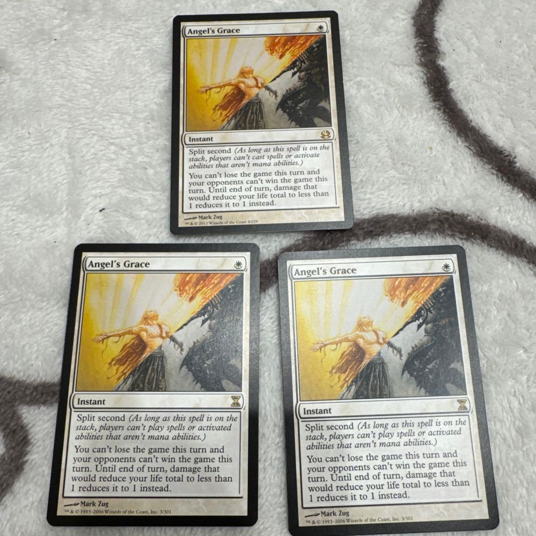 オアリムの詠唱　3枚　沈黙　2枚　天使の嗜み/Angel's Grace 3枚