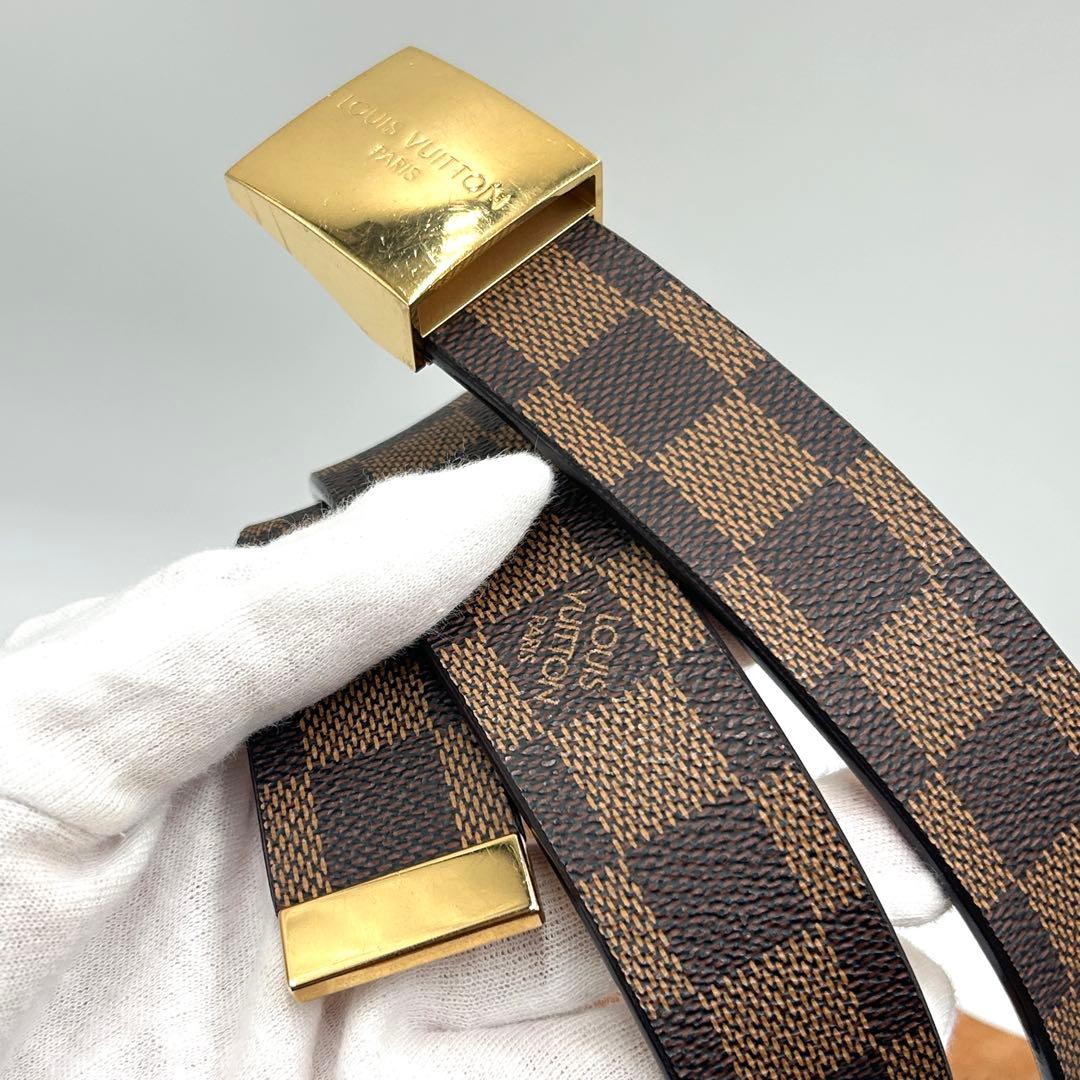 チーくん 様✨サンチュール・キャレ ダミエ・エベヌ M6802 ベルト