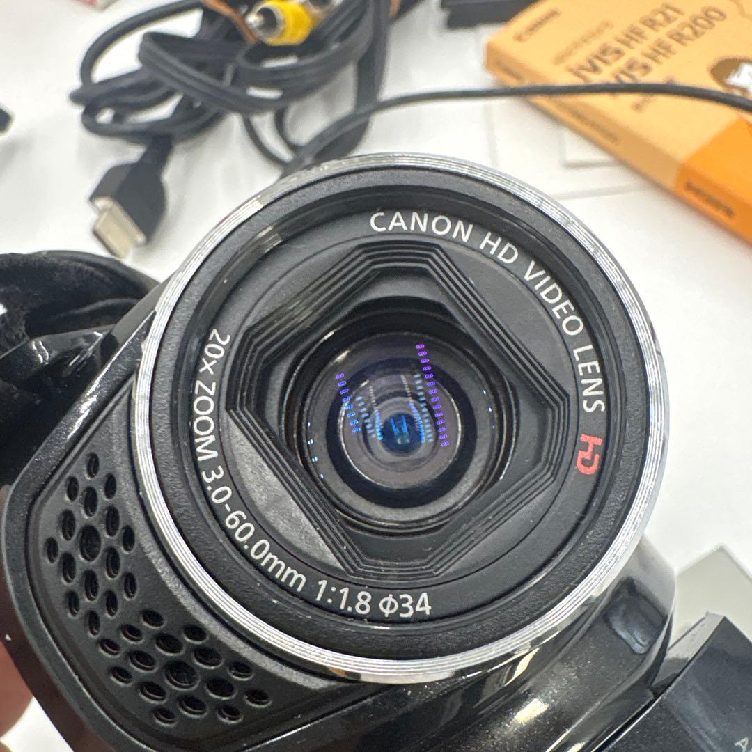 美品　Canon iVIS HF R21 ビデオカメラ 動作確認済