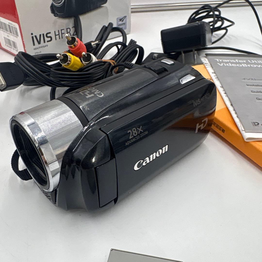 美品　Canon iVIS HF R21 ビデオカメラ 動作確認済