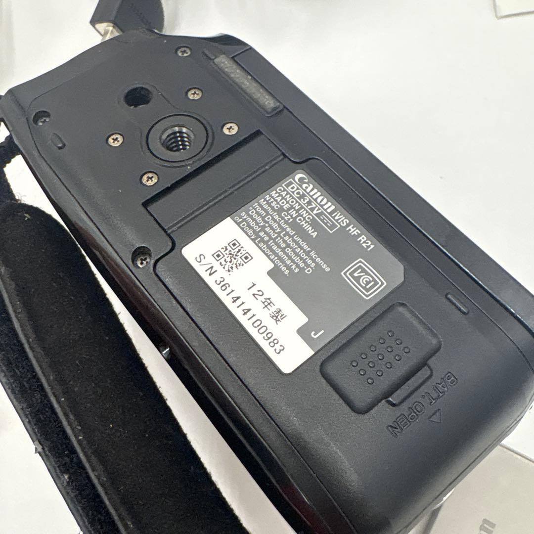 美品　Canon iVIS HF R21 ビデオカメラ 動作確認済