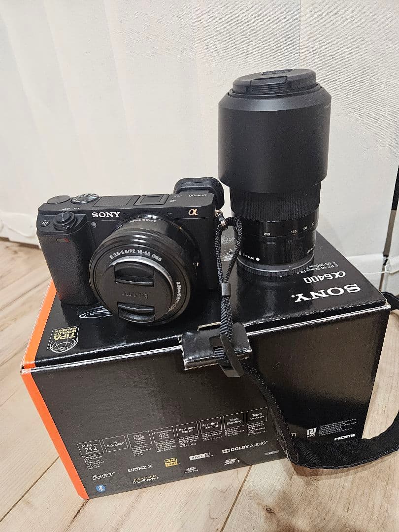 SONY a6400　ミラーレスカメラ　レンズ2個つき