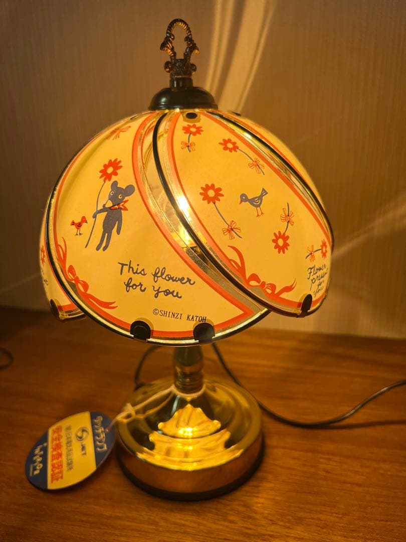 【レトロ】SHINZI KATOH 3段あかり切り替えタッチセンサー卓上ライト