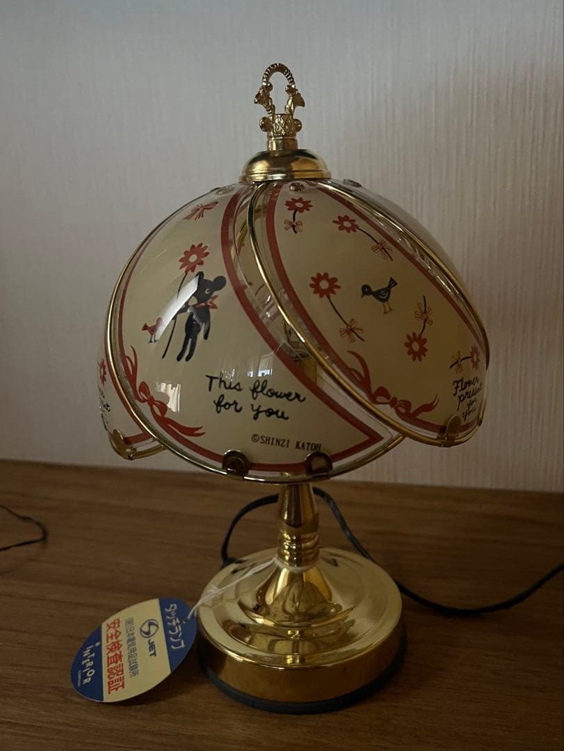 【レトロ】SHINZI KATOH 3段あかり切り替えタッチセンサー卓上ライト