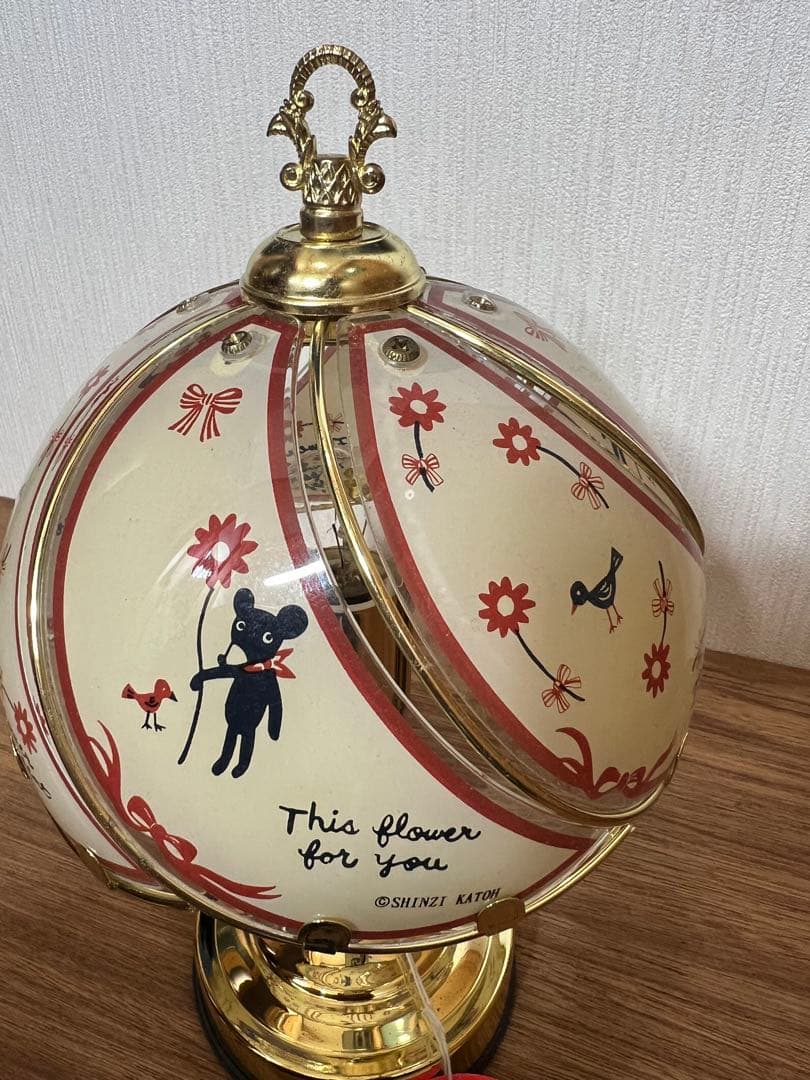 【レトロ】SHINZI KATOH 3段あかり切り替えタッチセンサー卓上ライト