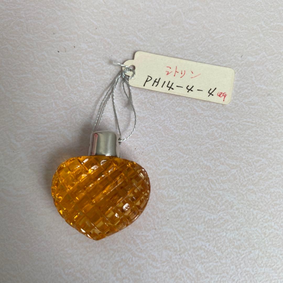 【値下げ】シトリン 香水型 ペンダントヘッド