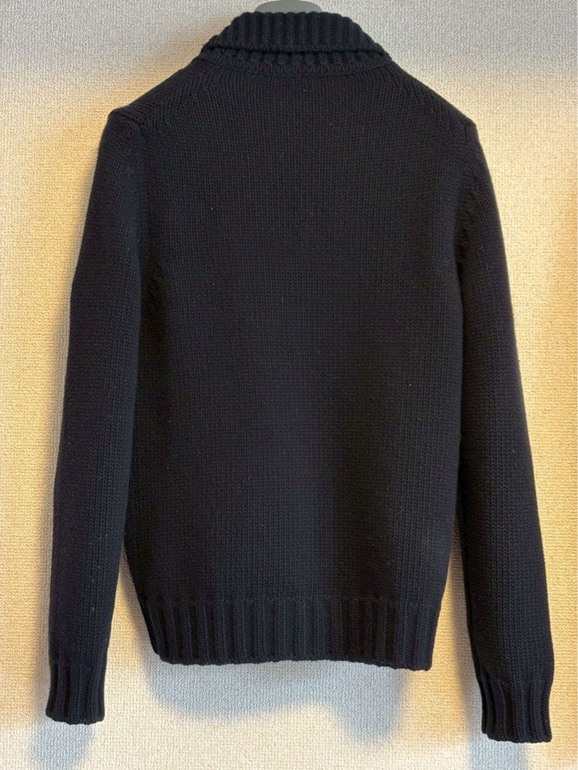 ジルサンダー　ニットジャケット　ショールカラー