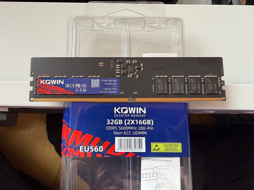 メモリー KOWIN 32GB DDR5 5600MHz EU560