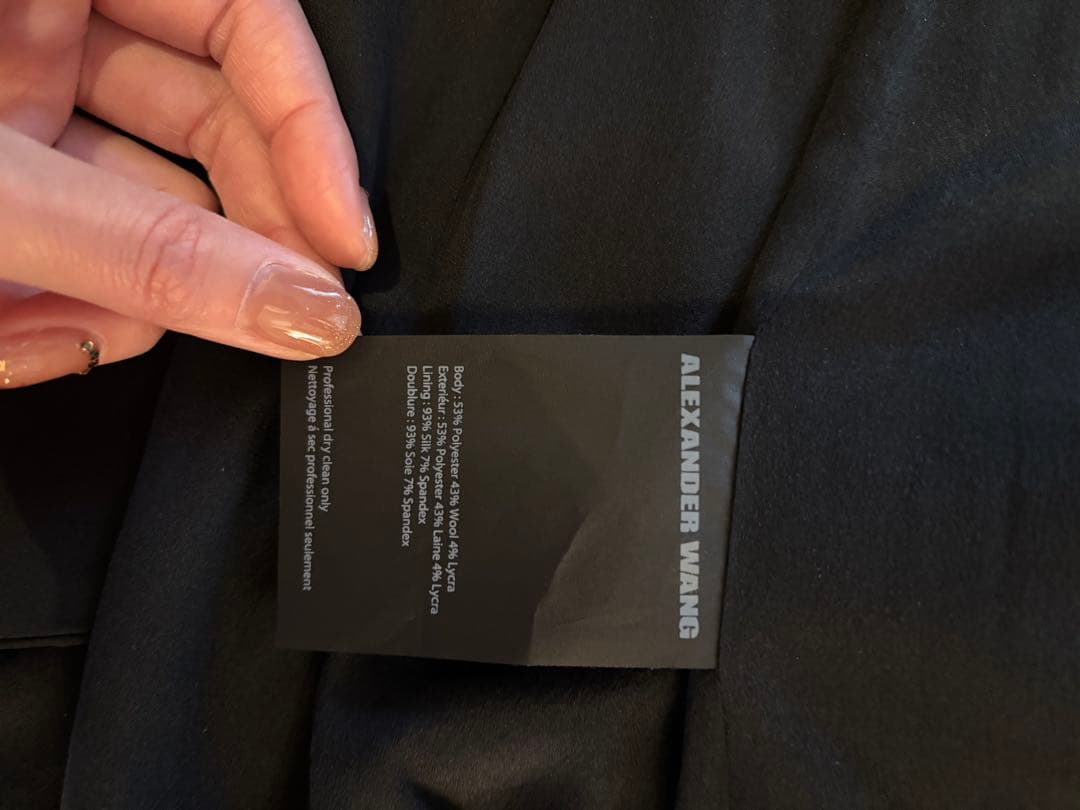 アレキサンダーワン　テーラードジャケット　ブラック