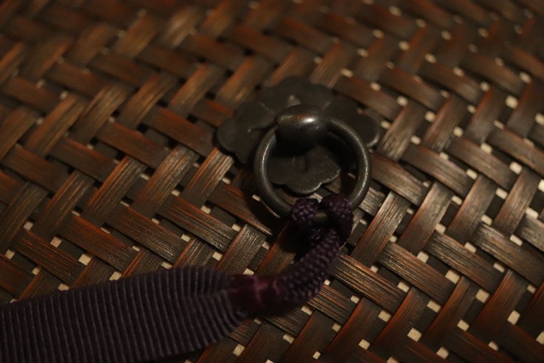 蓋付かご(小さめの　茶籠) 誠山