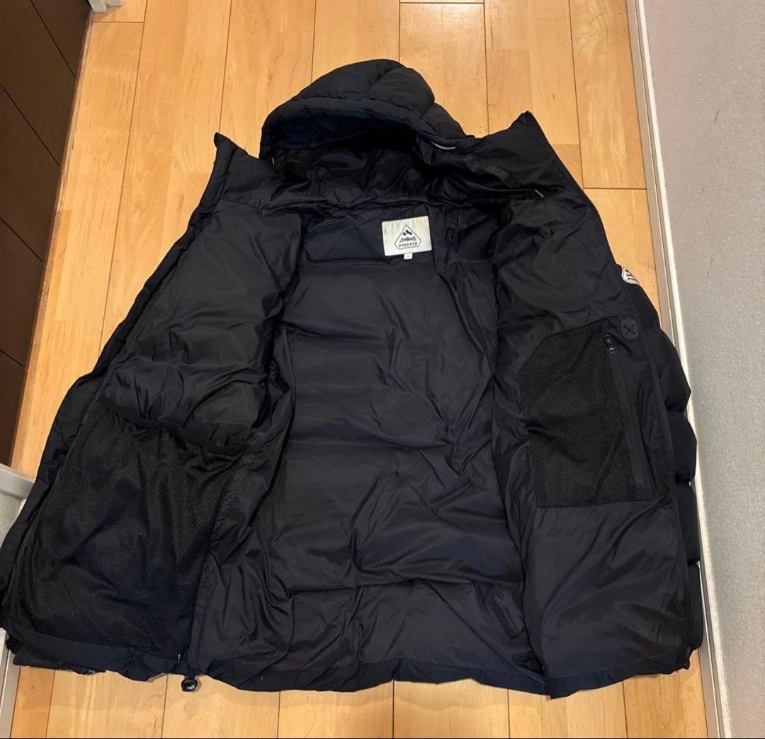 PYRENEX ハドソン　ダウンジャケット ブラック　フード付
