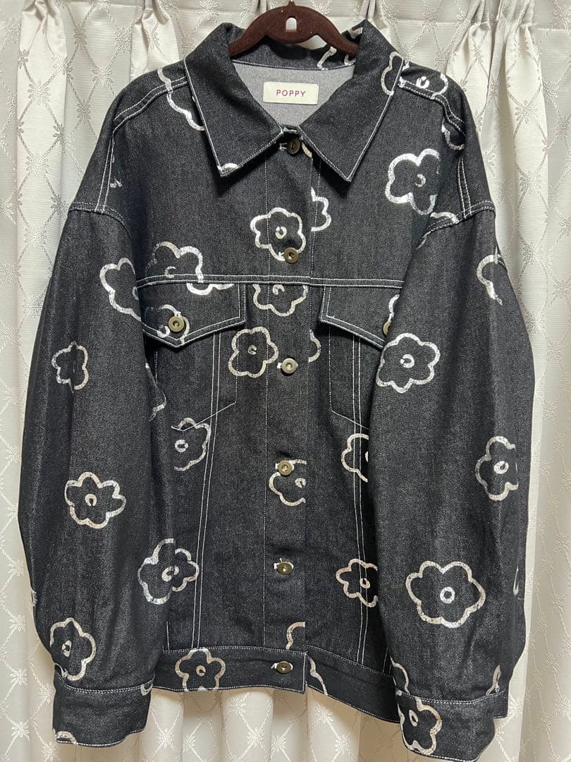 新品未使用タグ無し自宅保管 あさぎーにょ poppy インスタ掲載 総花 jkt