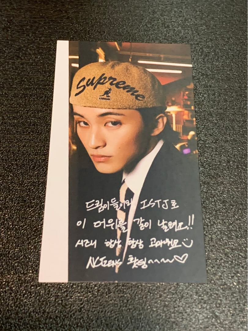 istj 特典 サノク 事前収録 nct dream マーク トレカ