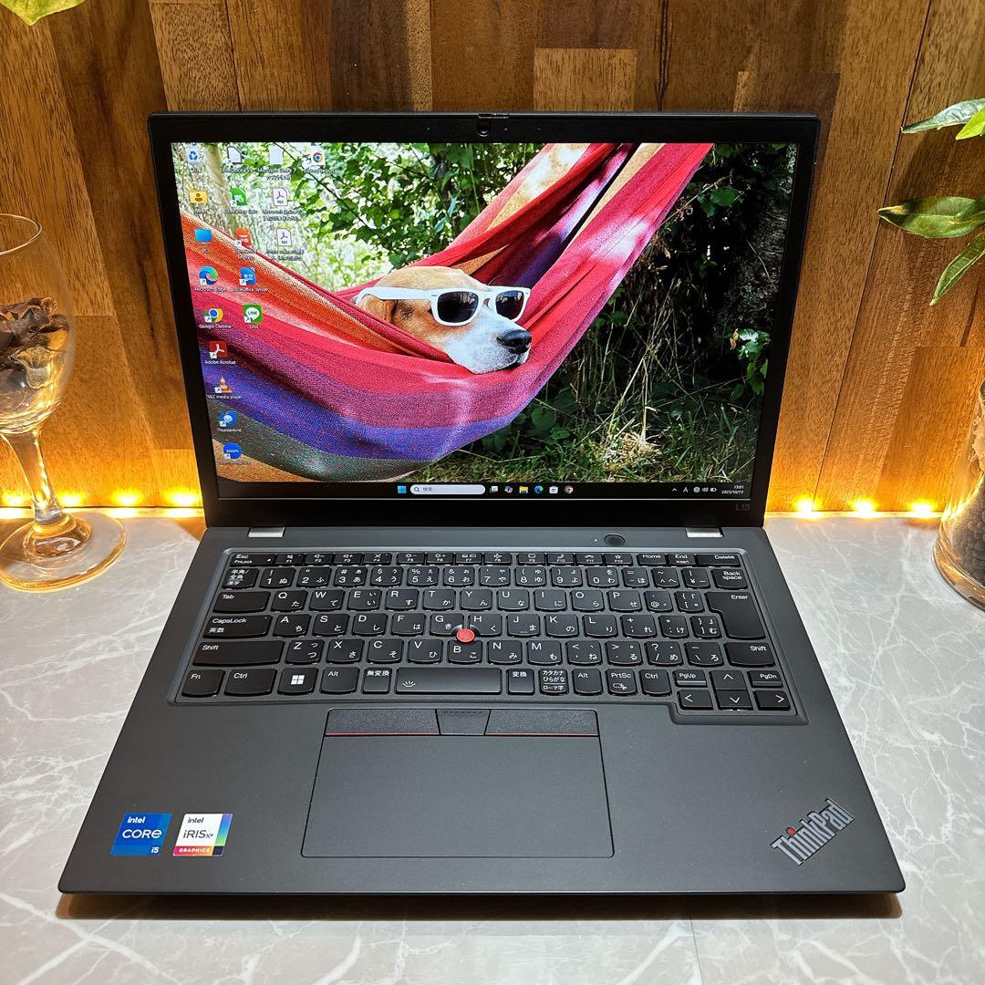 美品2023年モデル‼️ThinkPad L13☘i5第13世代☘ノートパソコン