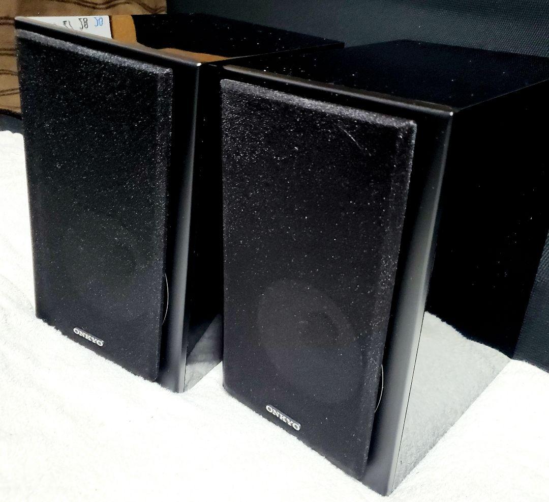 良品 元箱付き ONKYO D-175 ブラック ブックシェルフスピーカー