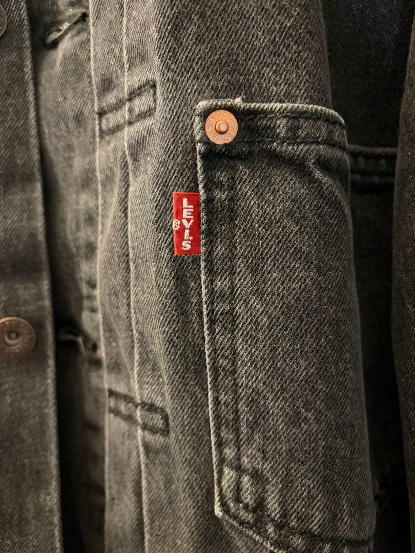 【未使用】Levi's グレー デニムジャケット S ※日本サイズM