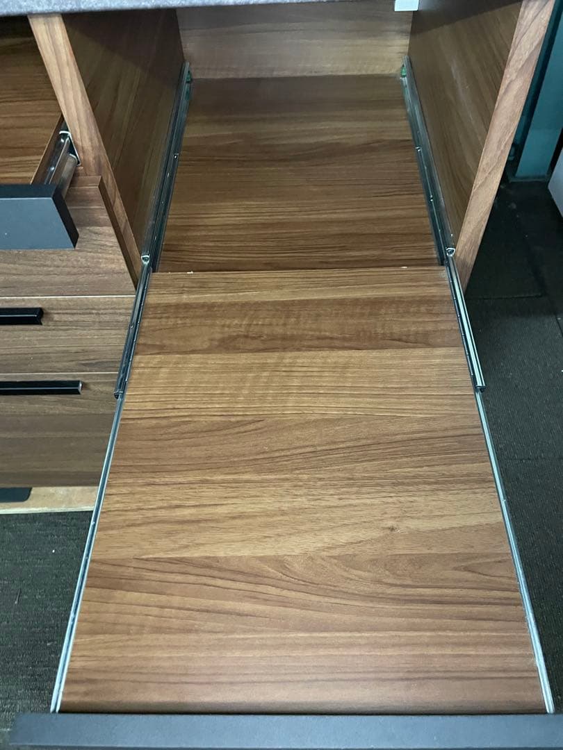 2021年製 パモウナ 食器棚 レンジ台 90cm