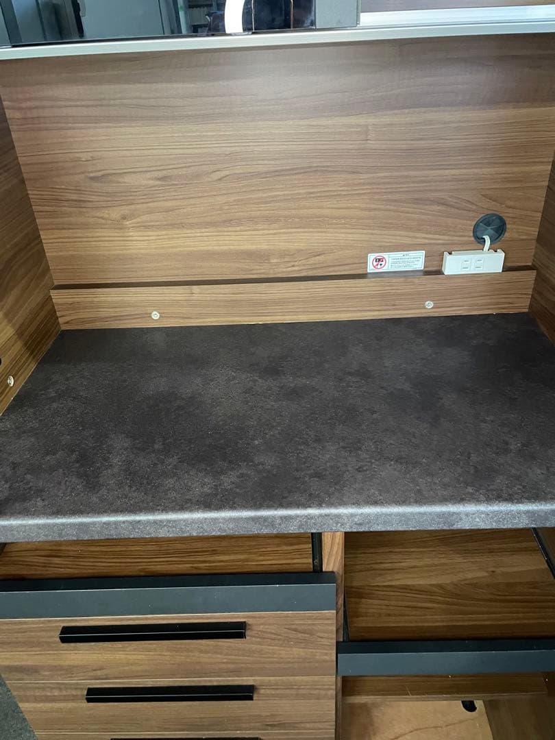 2021年製 パモウナ 食器棚 レンジ台 90cm