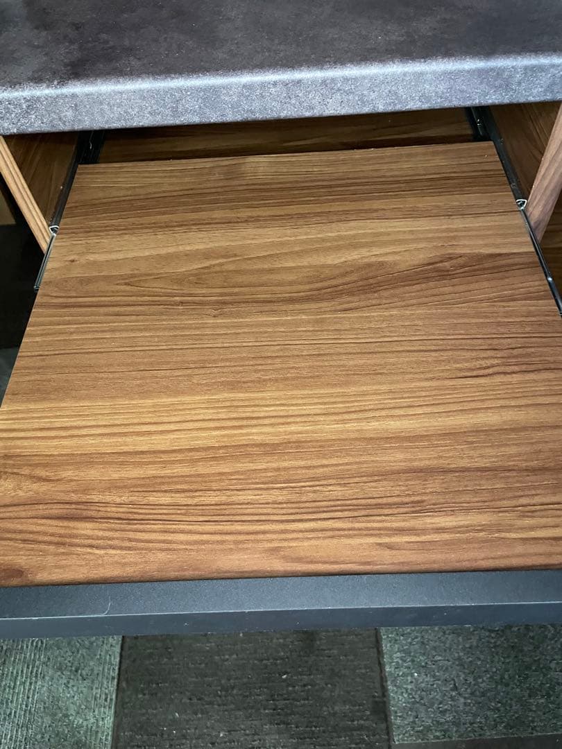 2021年製 パモウナ 食器棚 レンジ台 90cm