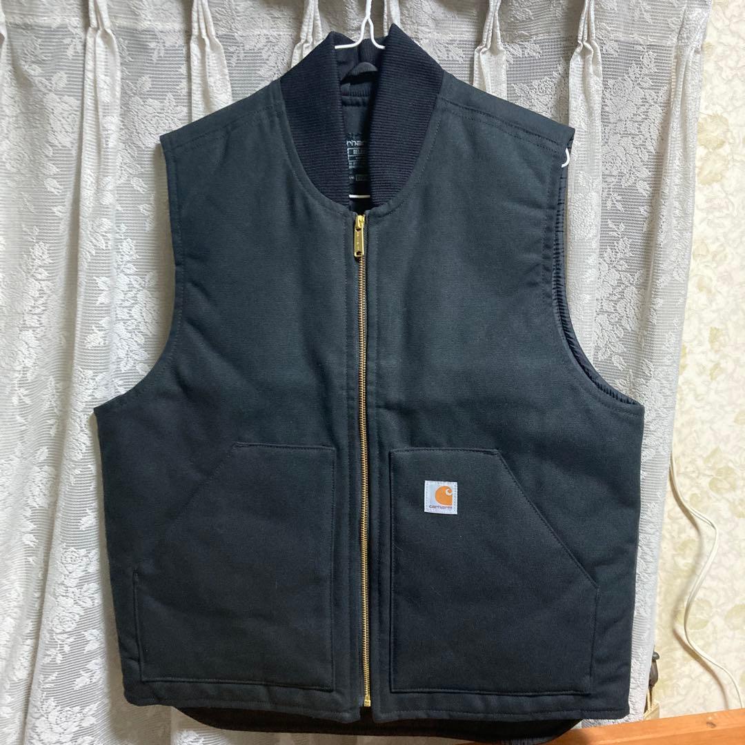 Carhartt ブラック リラックスフィット DV0001ベスト M