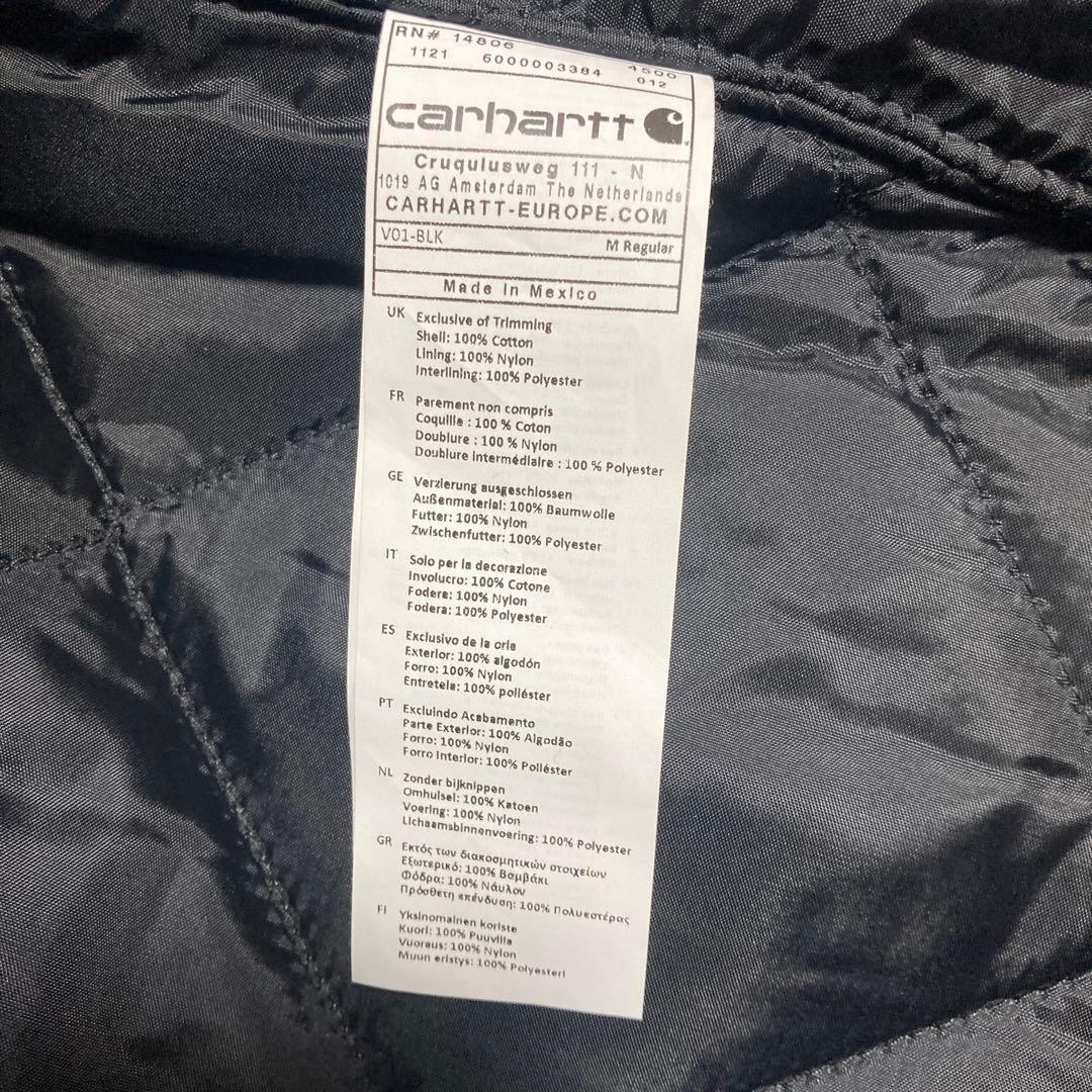 Carhartt ブラック リラックスフィット DV0001ベスト M