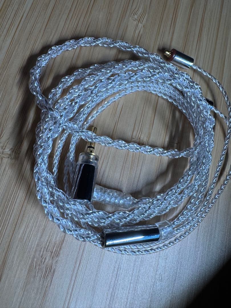 final シルバーコートケーブル c106 mmcx,2.5mmバランス