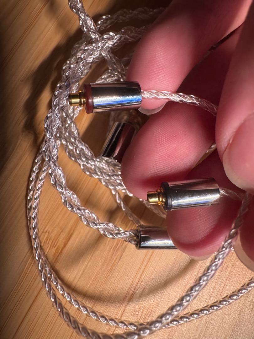 final シルバーコートケーブル c106 mmcx,2.5mmバランス