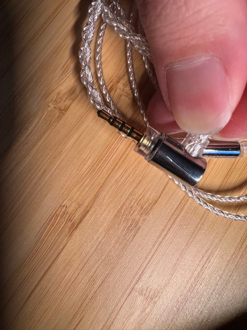 final シルバーコートケーブル c106 mmcx,2.5mmバランス