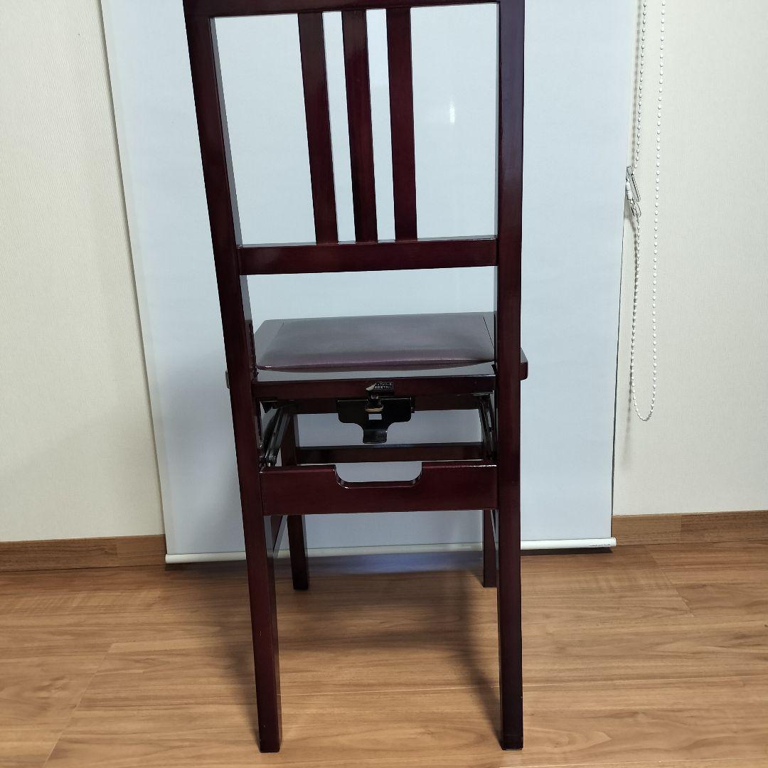 ピアノ　トムソン椅子　紫