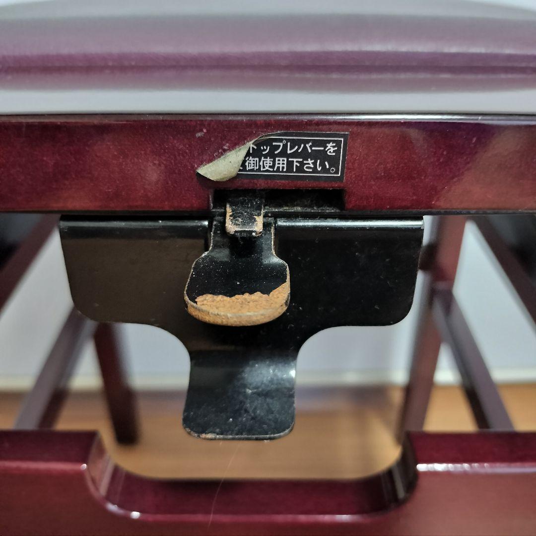 ピアノ　トムソン椅子　紫