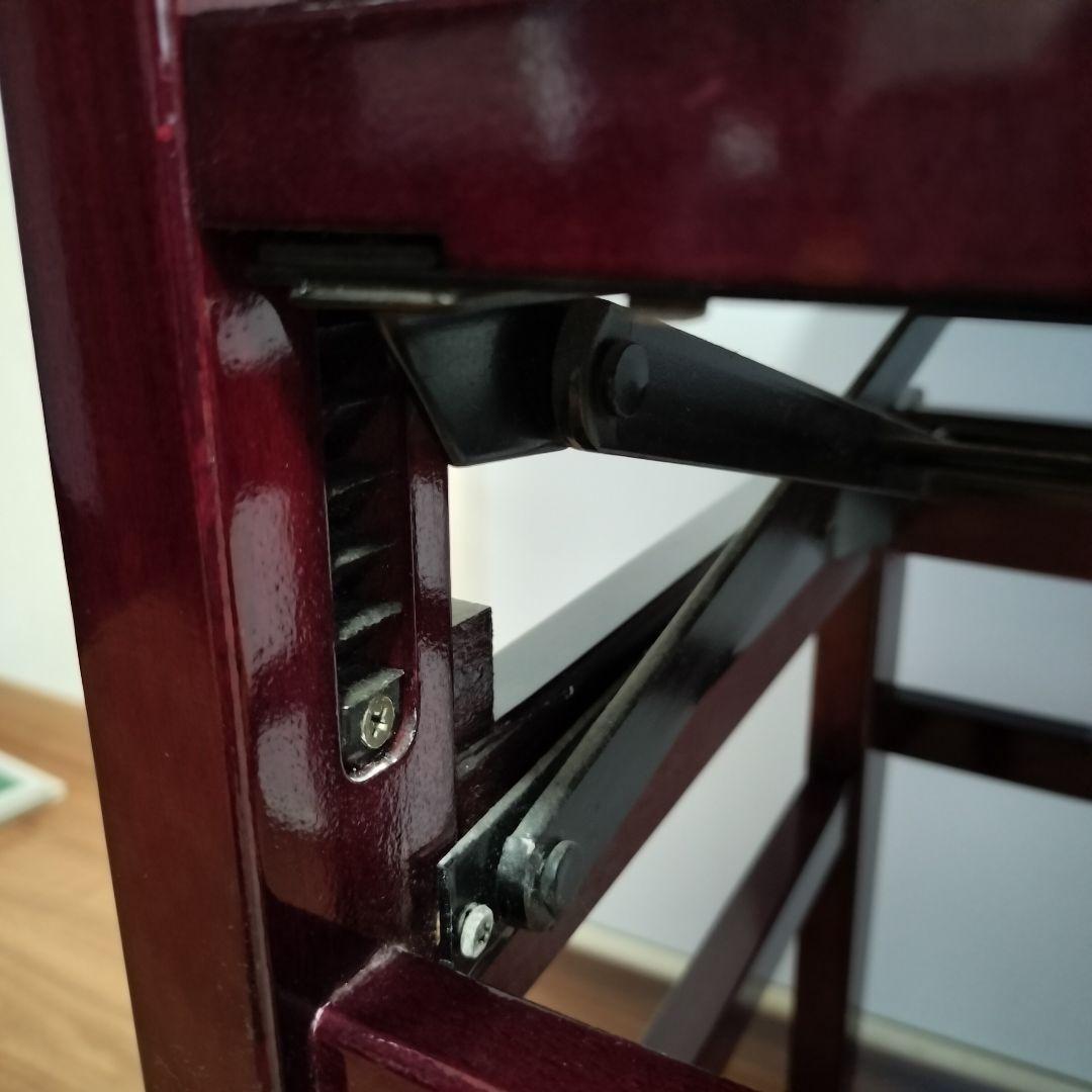 ピアノ　トムソン椅子　紫