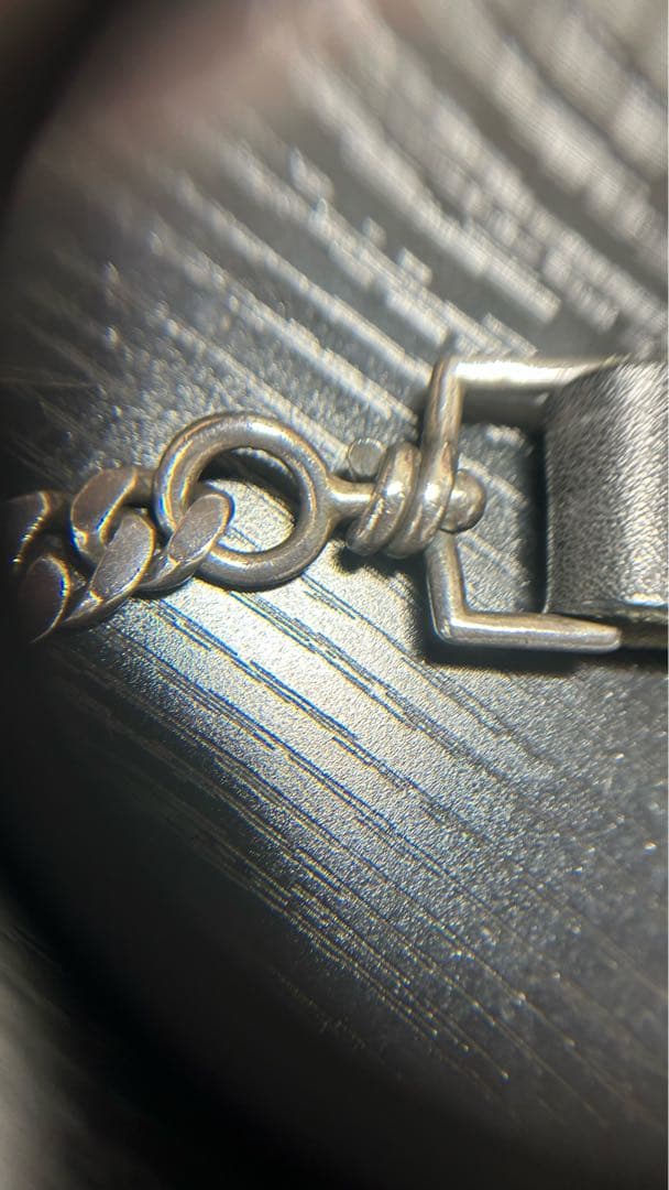 正規品テンダーロインウォレットチェーン中古品　シルバー925刻印ウォレット付属