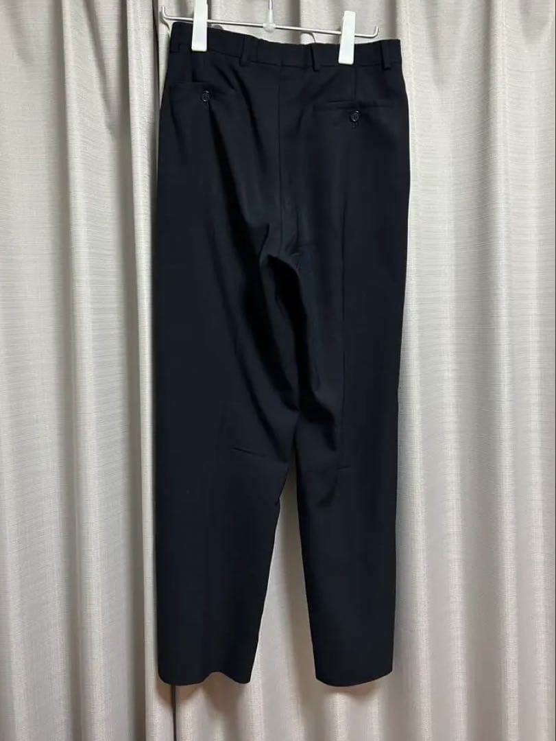 armani 90s ウールワイドスラックス　イタリア製　サイズ46