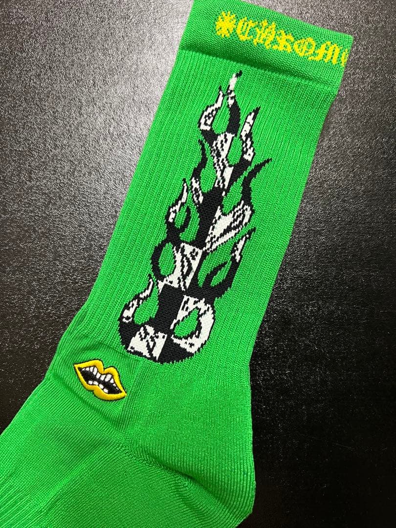 CHROME HEARTS クロムハーツ マッティーボーイ ソックス グリーン